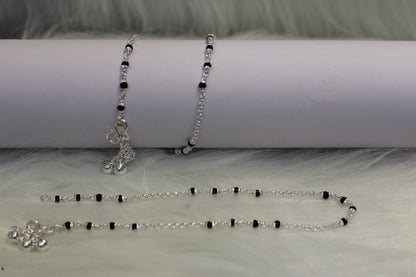 silver anklets for women
