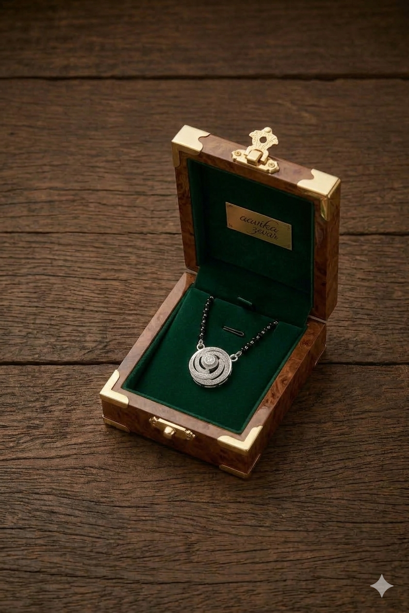 Handcrafted Silver Mangalsutra – Lightweight & Durable