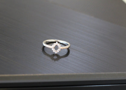 Silver girl's ring