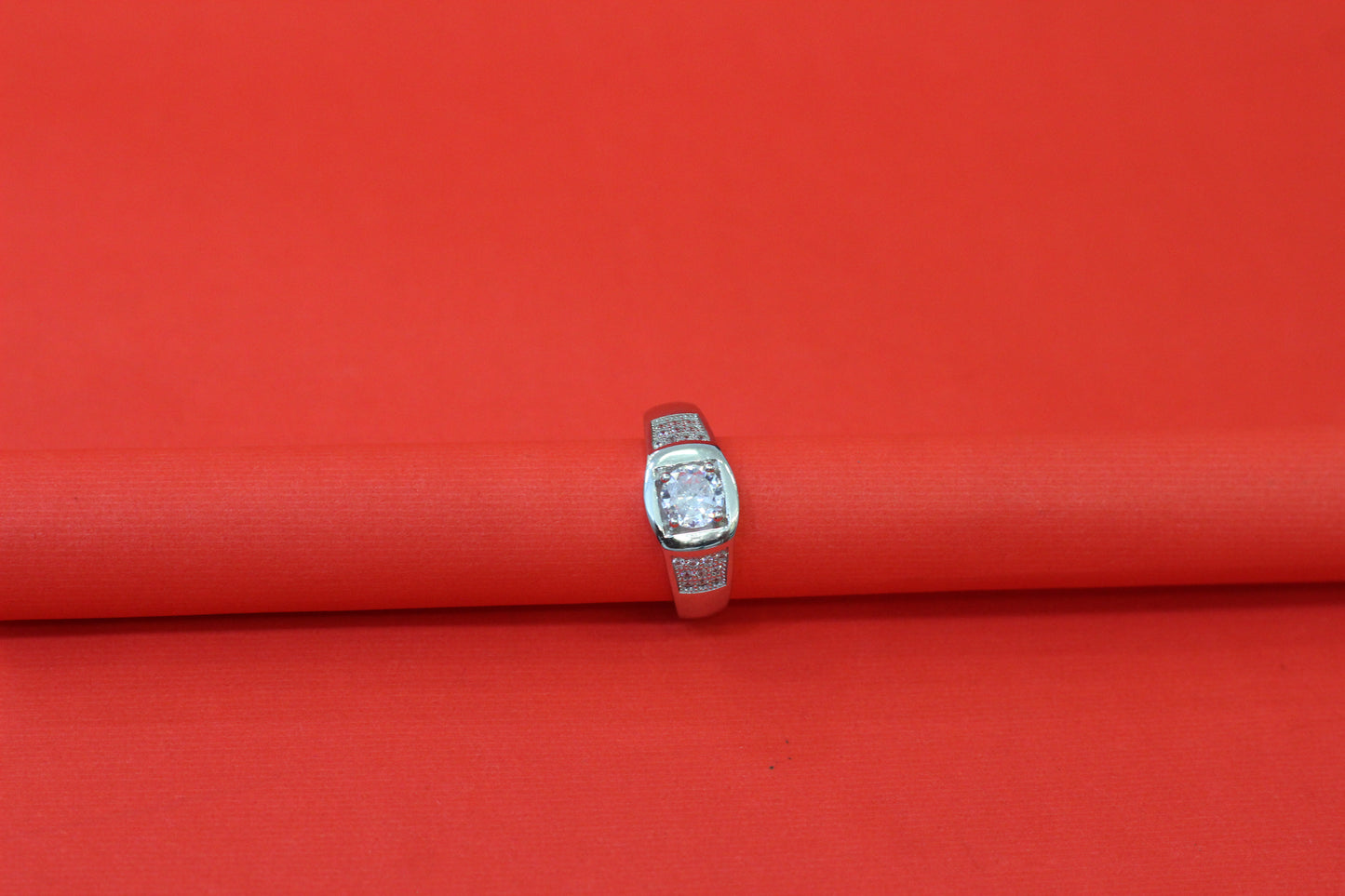 Classic Italian 925 Silver Statement Ring for Men