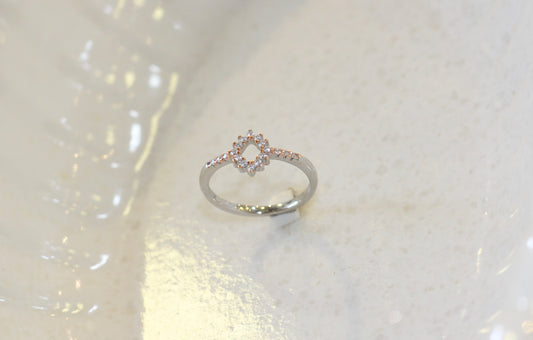 Silver girl's ring