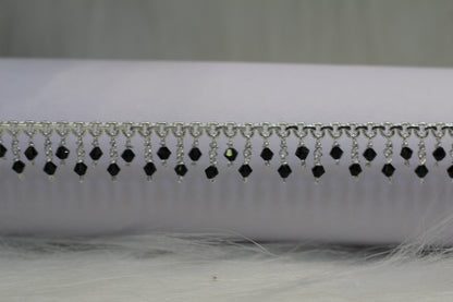Silver anklet