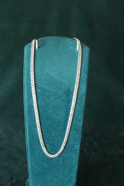 Silver thin navabi Chain – Premium Shine & Comfortable Fit