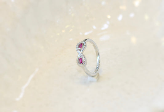 Silver girl's ring