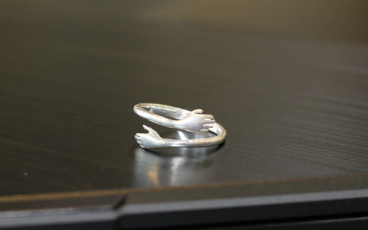 Silver girl's ring